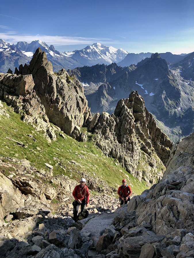 Vue Mont Blanc Jul & Fred